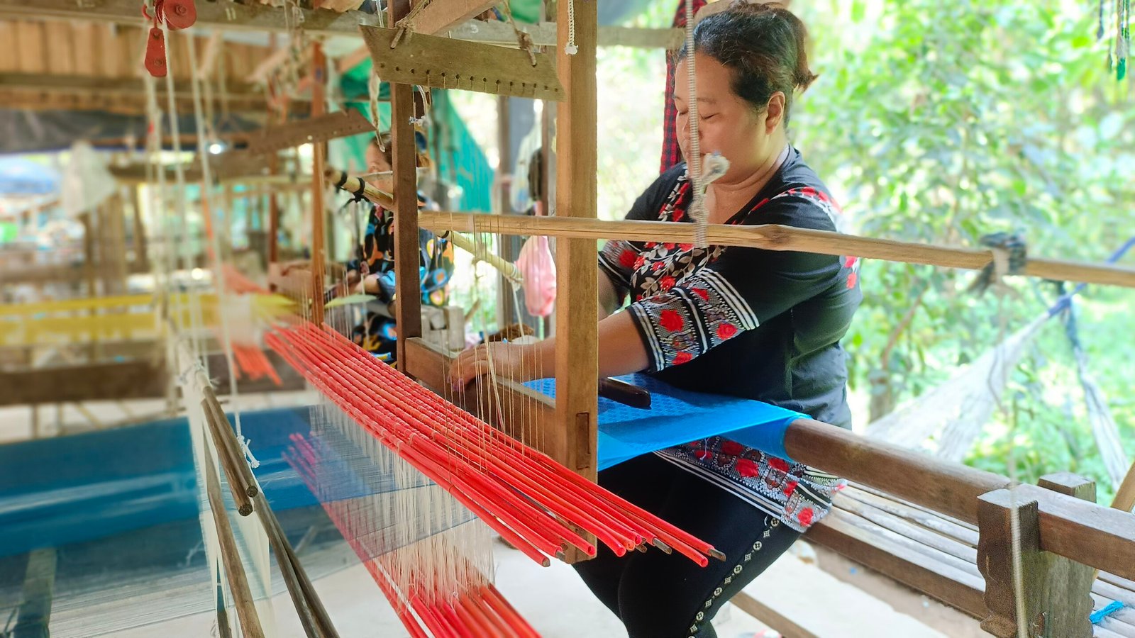 The Art of Silk Weaving on Silk Island